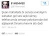 81 MEMMED @81Memmed Şuan mahallede bi cenaze evindeyim sahadan gol ...